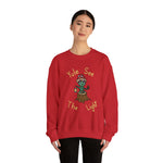 Yule see  the Light Unisex Heavy Blend™ Crewneck Sweatshirt