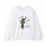 Yule Love this Unisex Heavy Blend™ Crewneck Sweatshirt