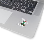 Yule be Sippin' Nog Kiss-Cut Stickers