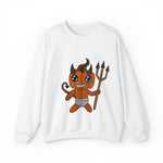 Lloyd the Baby Pumpkin Devil Unisex Heavy Blend™ Crewneck Sweatshirt