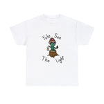 Yule see the Light Unisex Heavy Cotton Tee