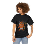 Lloyd the Baby Pumpkin Devil Unisex Heavy Cotton Tee