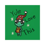 Yule Love this Square Stickers, Indoor\Outdoor