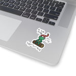 Yule be Sippin' Nog Kiss-Cut Stickers