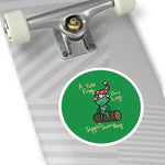 Yule be Sippin' Nog Round Stickers, Indoor\Outdoor