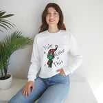 Yule Love this Unisex Heavy Blend™ Crewneck Sweatshirt