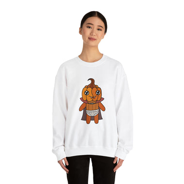 Lloyd the Baby Pumpkin Vampire Unisex Heavy Blend™ Crewneck Sweatshirt