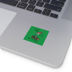 Yule be Sippin' Nog Square Stickers, Indoor\Outdoor