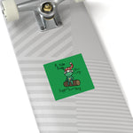 Yule be Sippin' Nog Square Stickers, Indoor\Outdoor