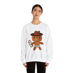 Lloyd the Baby Pumpkin Cowboy Unisex Heavy Blend™ Crewneck Sweatshirt