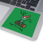 Yule be Sippin' Nog Square Stickers, Indoor\Outdoor