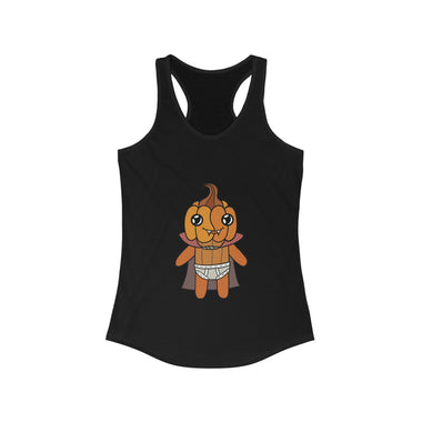 Lloyd the Baby Pumpkin Vampire Women's Ideal Racerback Tank