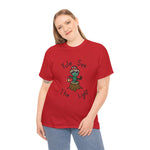 Yule see the Light Unisex Heavy Cotton Tee