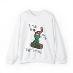 Yule be Sippin' Nog Unisex Heavy Blend™ Crewneck Sweatshirt