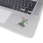 Yule be Sippin' Nog Kiss-Cut Stickers