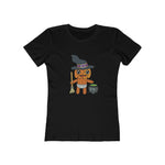 Lloyd the Baby Pumpkin Witch Women's The Boyfriend Tee