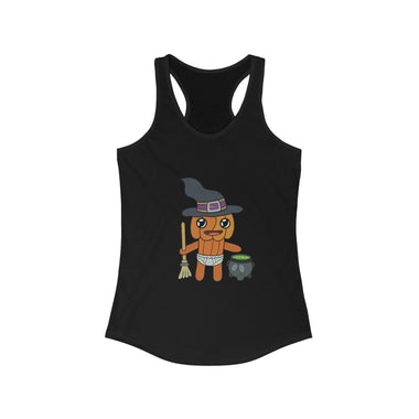 Lloyd the Baby Pumpkin Witch Women's Ideal Racerback Tank