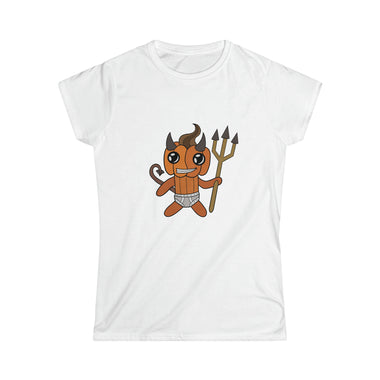 Lloyd the Baby Pumpkin Devil Women's Softstyle Tee