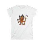 Lloyd the Baby Pumpkin Devil Women's Softstyle Tee