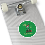 Yule be Sippin' Nog Round Stickers, Indoor\Outdoor