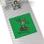 Yule be Sippin' Nog Square Stickers, Indoor\Outdoor