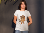 Lloyd the Baby Pumpkin Cowboy Women's Softstyle Tee